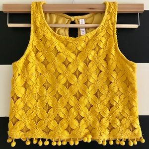 Xhilaration/Target - yellow crop top✨